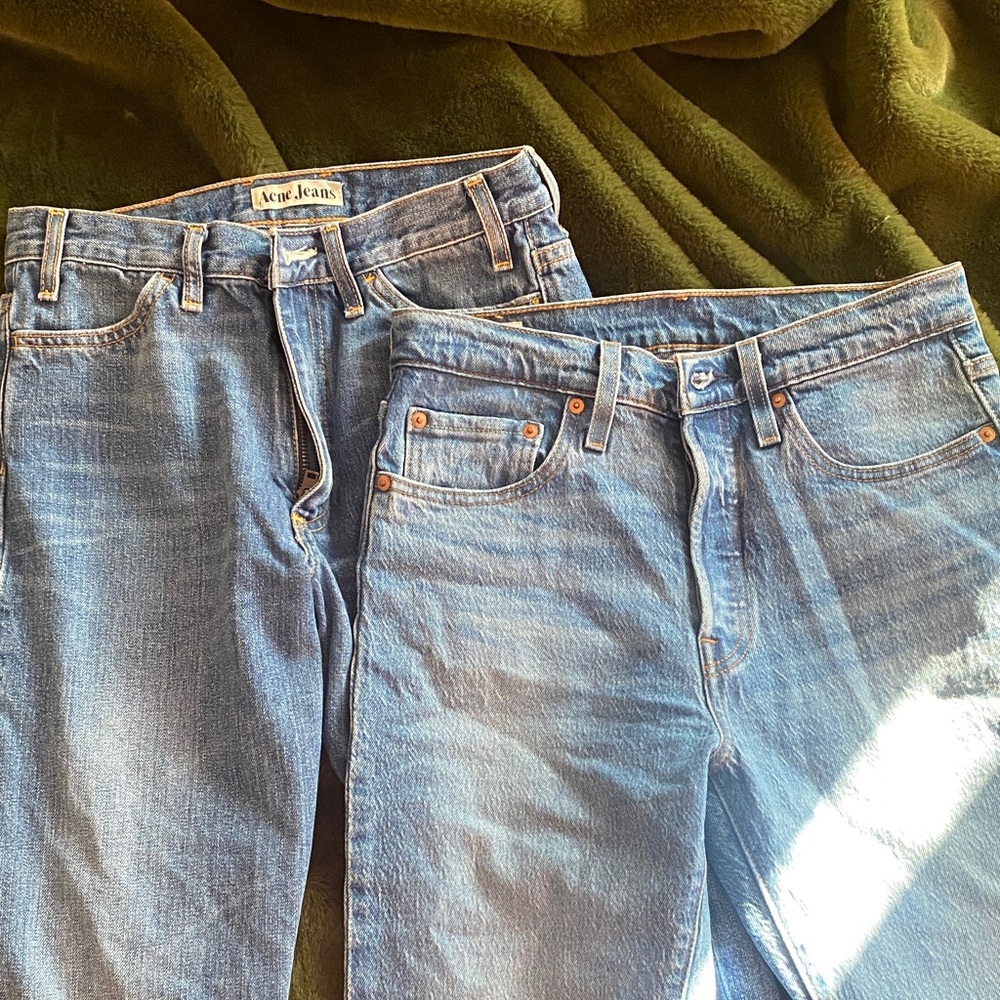 Jeans lot - Levi’s 501s and Acne Telephone